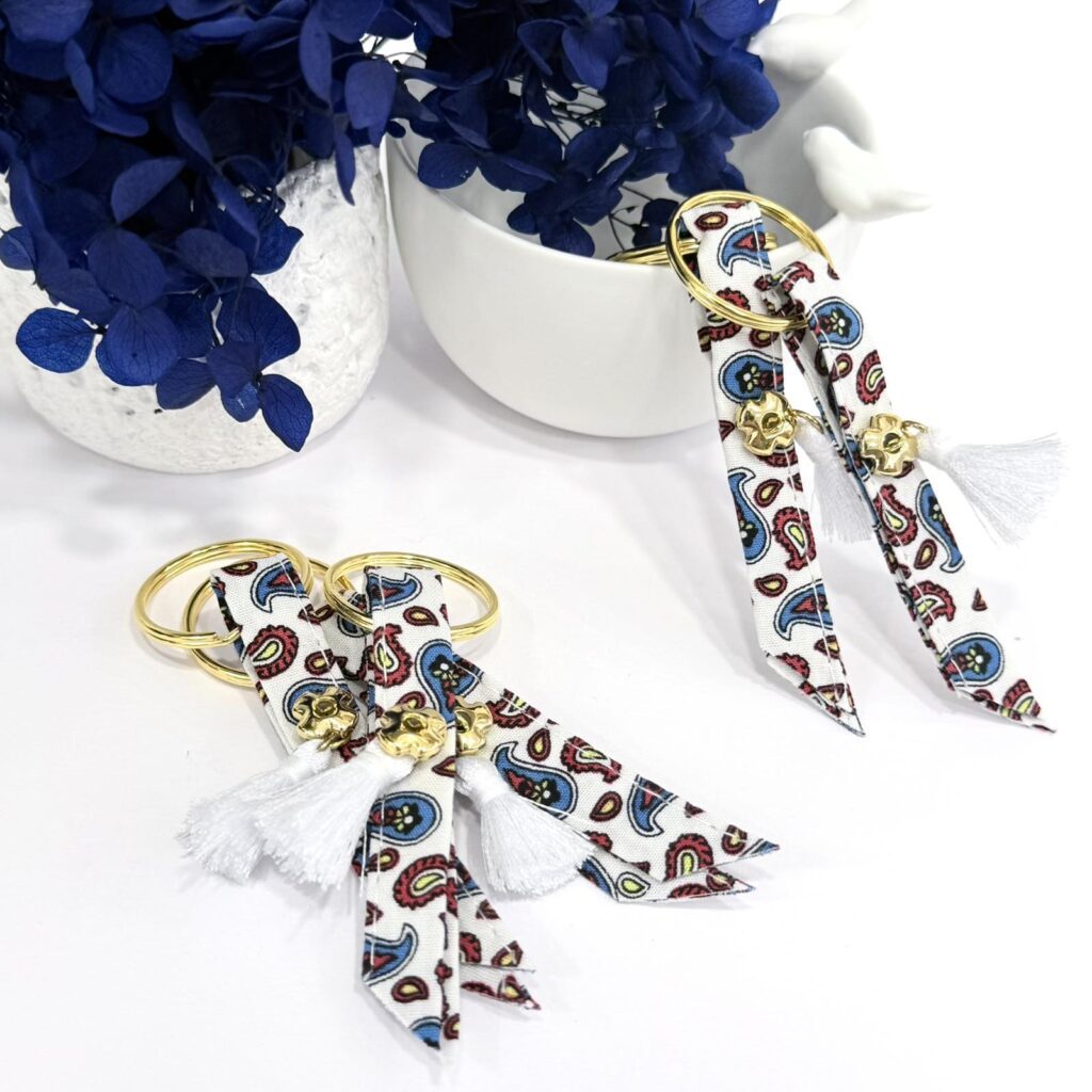 GP.71-Μπρελόκ-με-πλακέ-υφασμάτινο-κορδόνι-διπλής-όψης-φουντάκι-και-σταυρό-24Κ